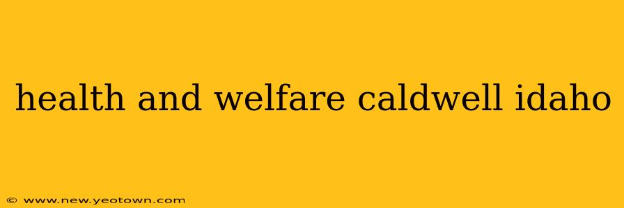 health and welfare caldwell idaho