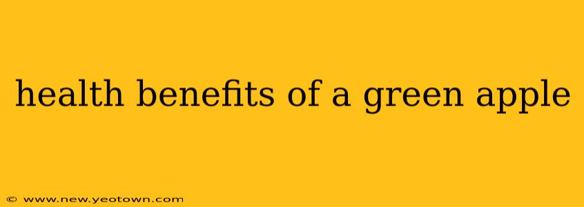 health benefits of a green apple