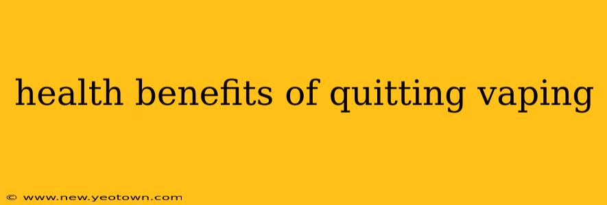 health benefits of quitting vaping