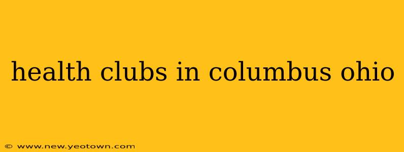 health clubs in columbus ohio