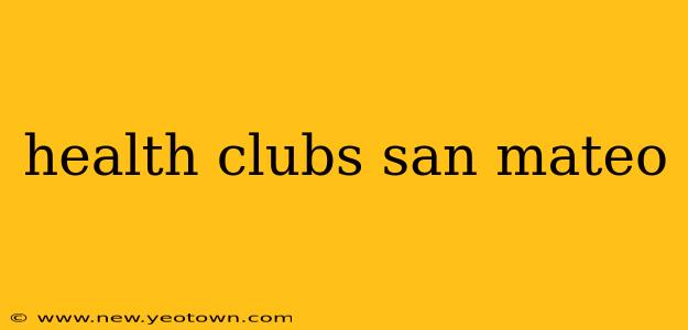 health clubs san mateo