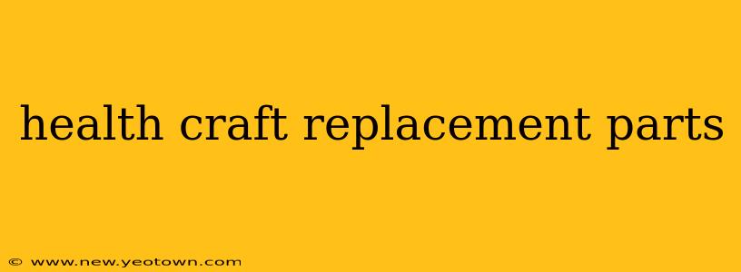 health craft replacement parts