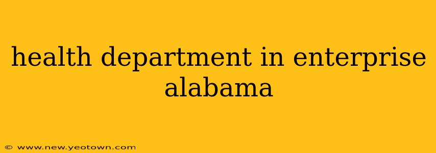 health department in enterprise alabama