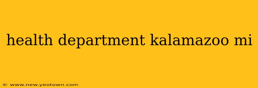 health department kalamazoo mi