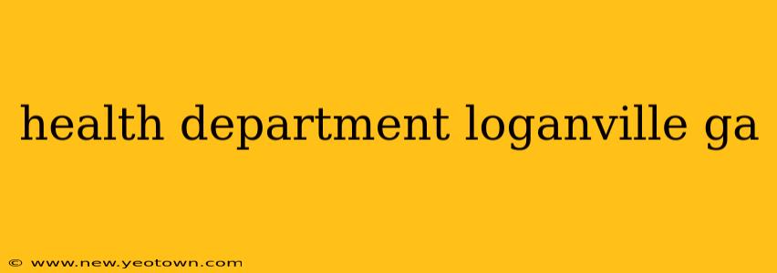health department loganville ga