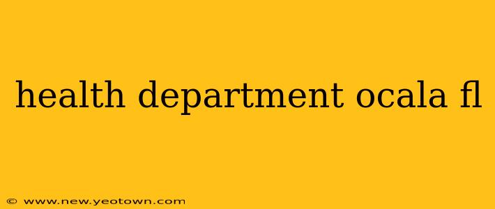 health department ocala fl