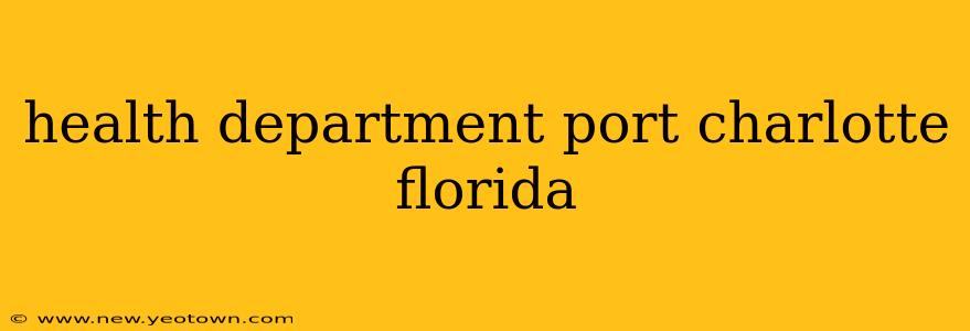 health department port charlotte florida