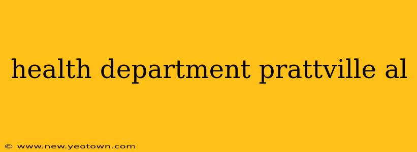health department prattville al
