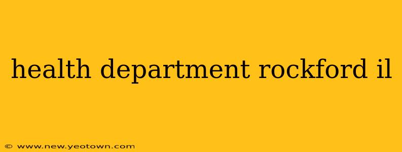 health department rockford il