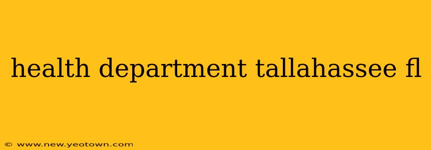 health department tallahassee fl