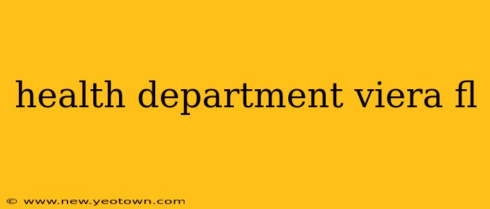 health department viera fl