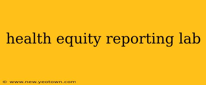 health equity reporting lab