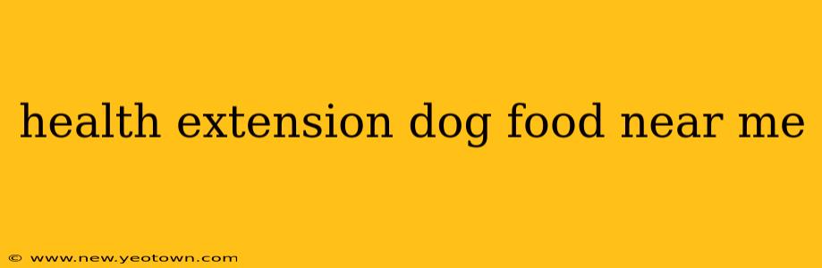 health extension dog food near me