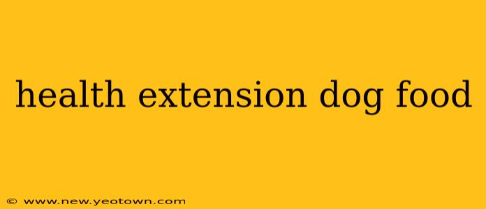 health extension dog food