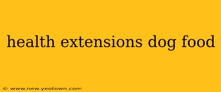 health extensions dog food