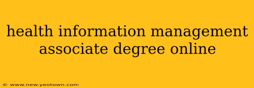 health information management associate degree online