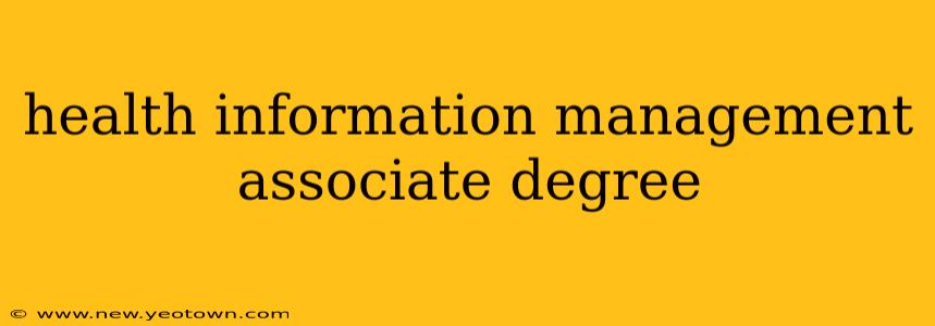 health information management associate degree