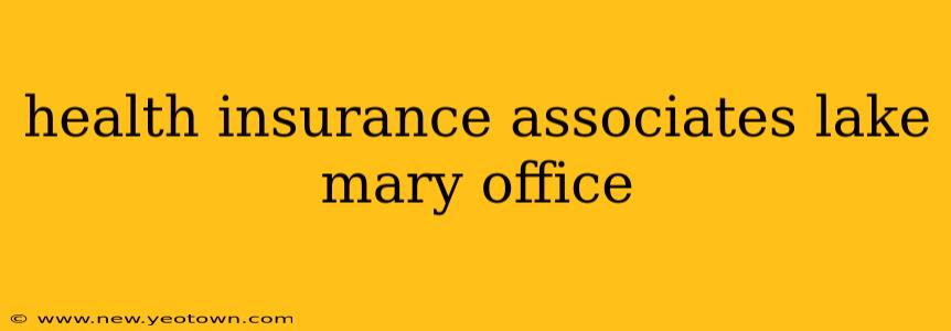 health insurance associates lake mary office