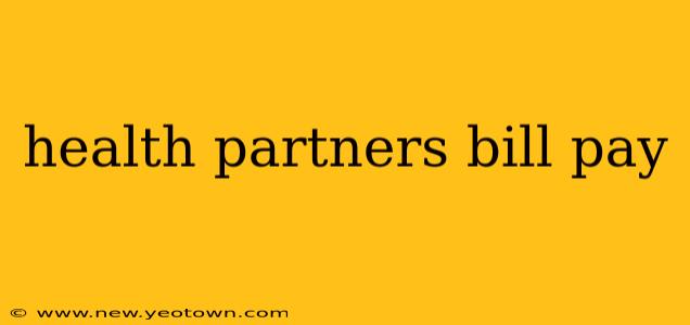 health partners bill pay