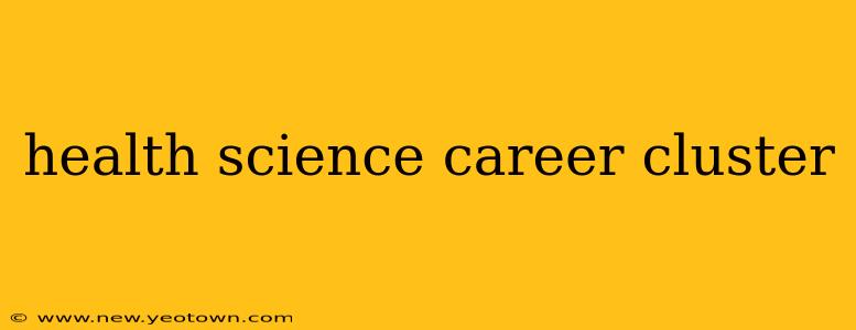 health science career cluster