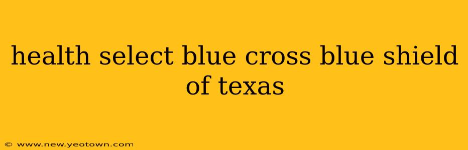 health select blue cross blue shield of texas