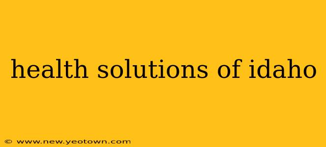 health solutions of idaho