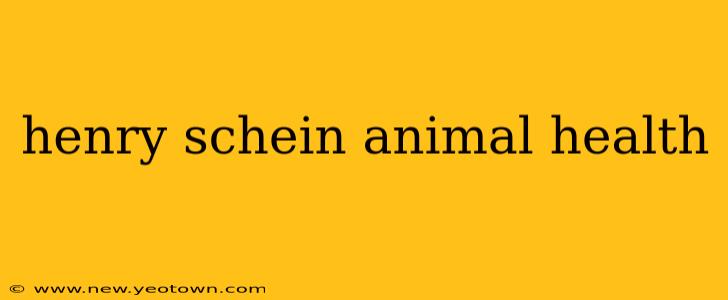 henry schein animal health