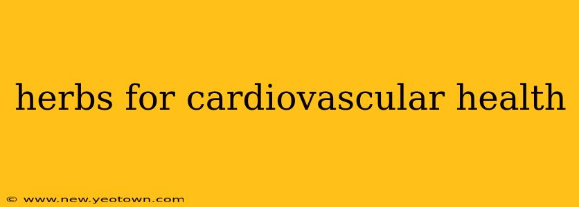 herbs for cardiovascular health