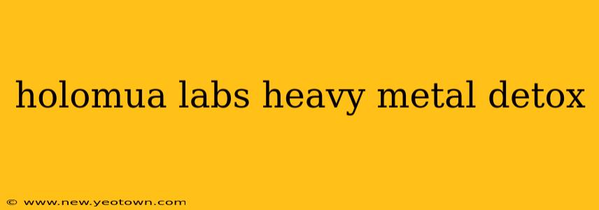 holomua labs heavy metal detox