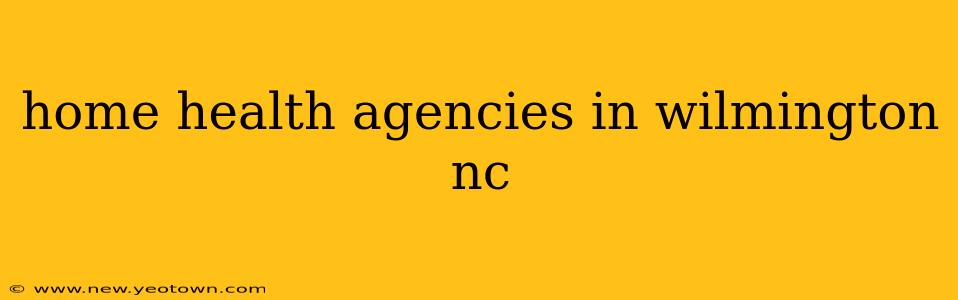 home health agencies in wilmington nc