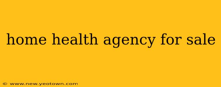 home health agency for sale