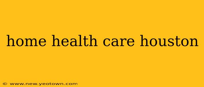 home health care houston