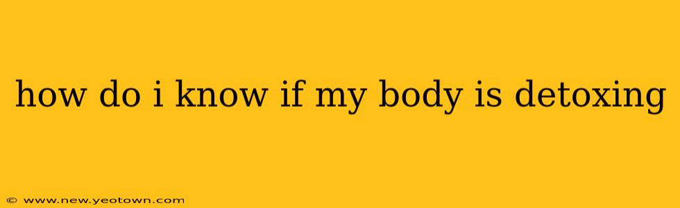 how do i know if my body is detoxing
