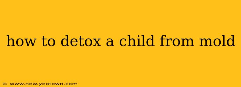 how to detox a child from mold
