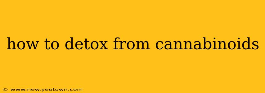 how to detox from cannabinoids
