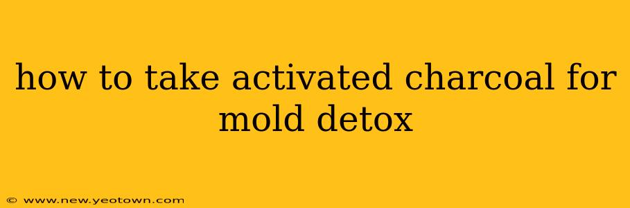 how to take activated charcoal for mold detox