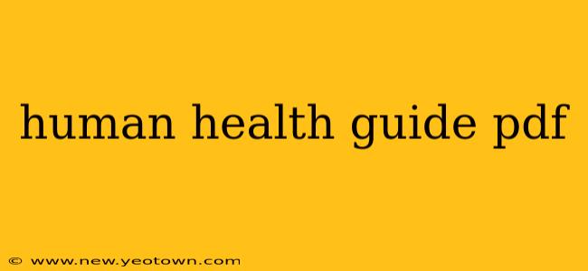 human health guide pdf