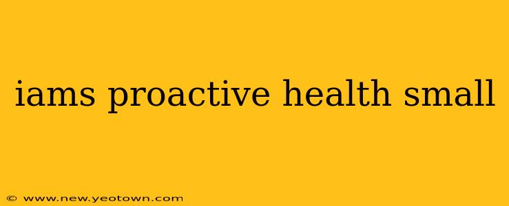 iams proactive health small