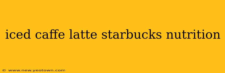 iced caffe latte starbucks nutrition