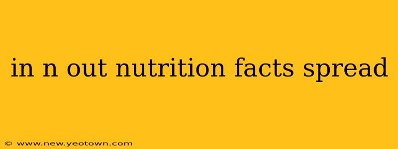 in n out nutrition facts spread