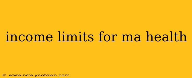 income limits for ma health