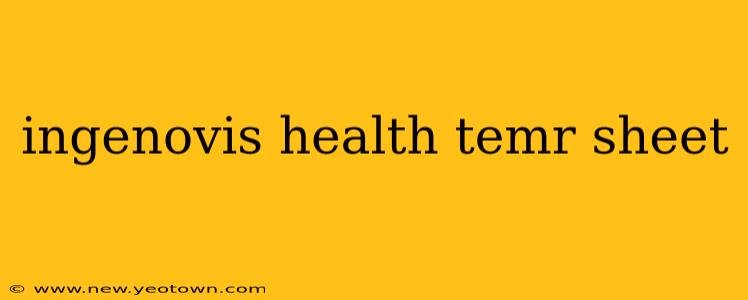 ingenovis health temr sheet