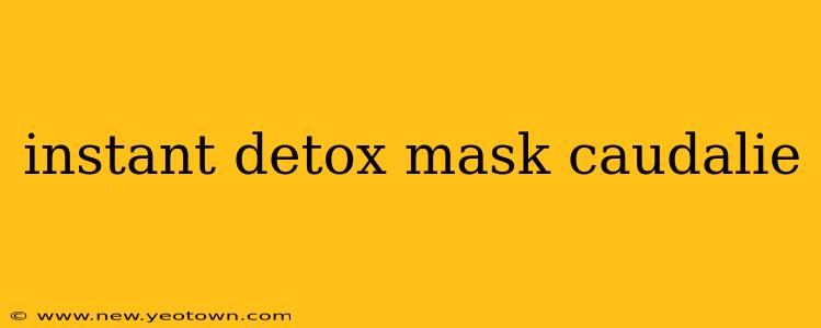 instant detox mask caudalie