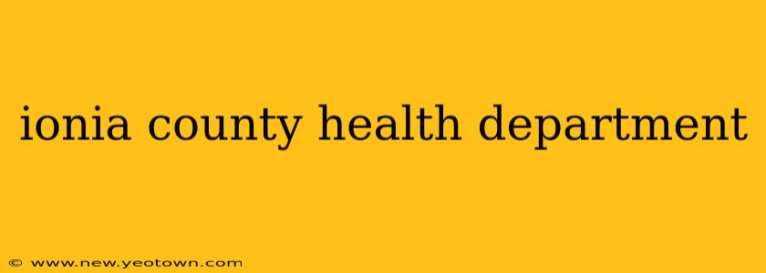 ionia county health department