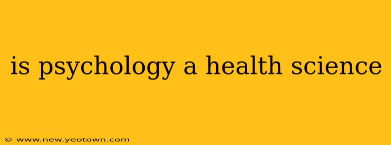 is psychology a health science