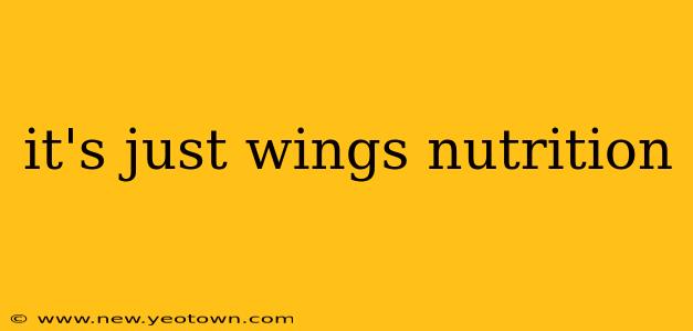 it's just wings nutrition