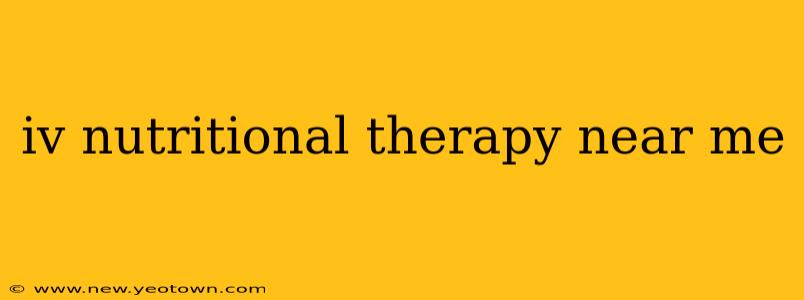 iv nutritional therapy near me