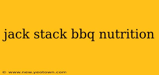 jack stack bbq nutrition