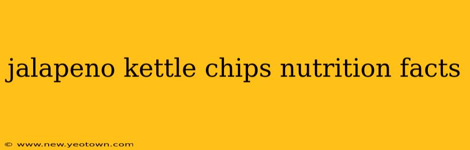 jalapeno kettle chips nutrition facts