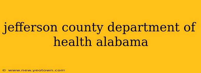 jefferson county department of health alabama